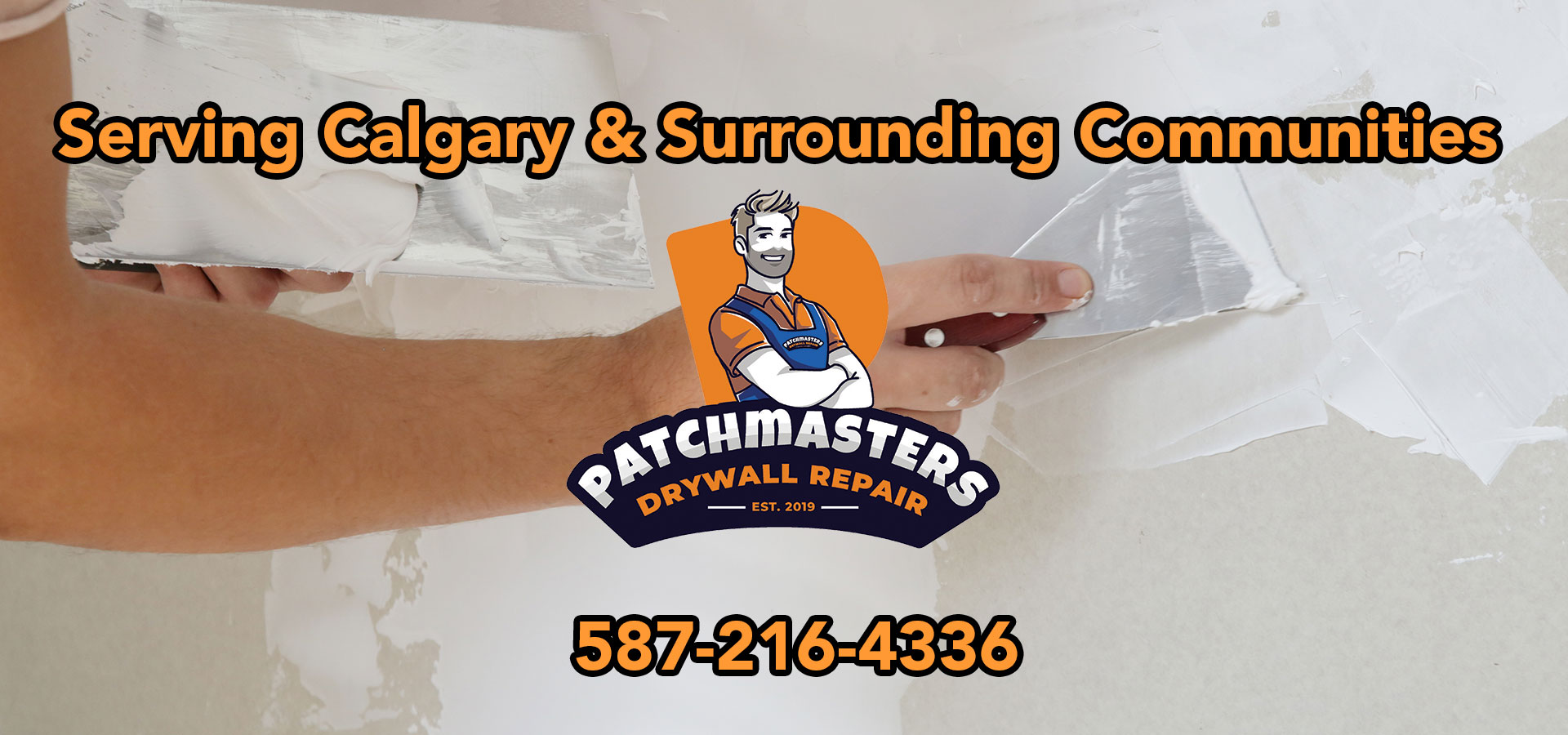 Need drywall repair?  No job is too small (or too big) for Patchmasters!